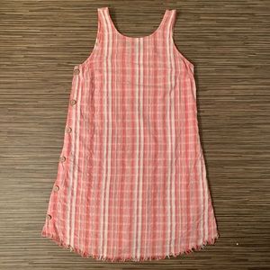 Universal Thread S Striped Buttons on Side Fringe